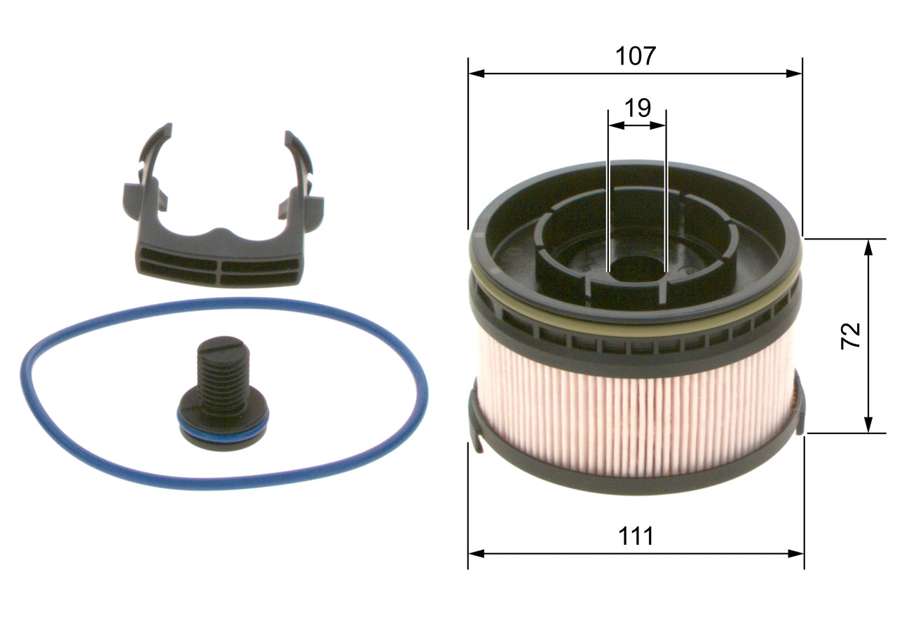 BOSCH F 026 402 261 Filtru combustibil