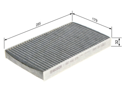 BOSCH 1 987 432 379 Filtru, aer habitaclu