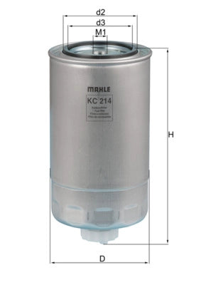 MAHLE KC 214 Filtru combustibil