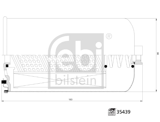 FEBI BILSTEIN 35439 Filtru combustibil