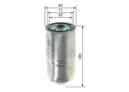BOSCH 1 457 434 187 Filtru combustibil