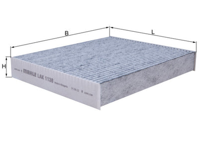 MAHLE LAK 1138 Filtru, aer habitaclu