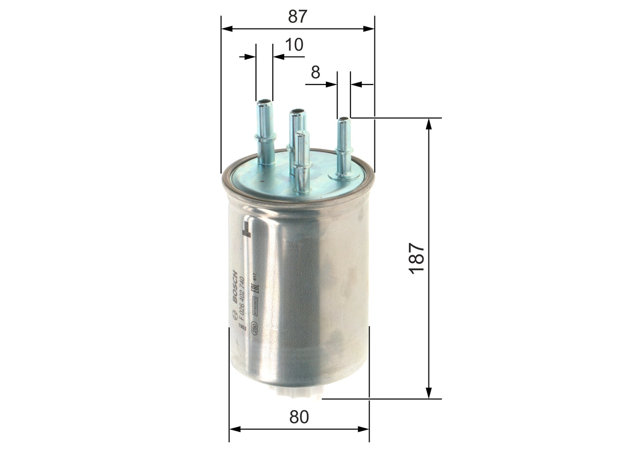 BOSCH F 026 402 740 Filtru combustibil