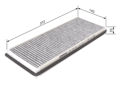 BOSCH 1 987 432 400 Filtru, aer habitaclu