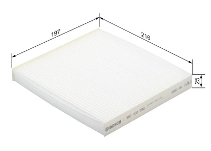 BOSCH 1 987 432 092 Filtru, aer habitaclu