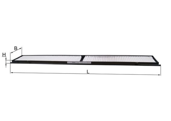MAHLE LA 248 Filtru, aer habitaclu