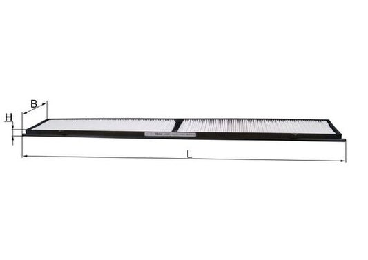 MAHLE LA 248 Filtru, aer habitaclu