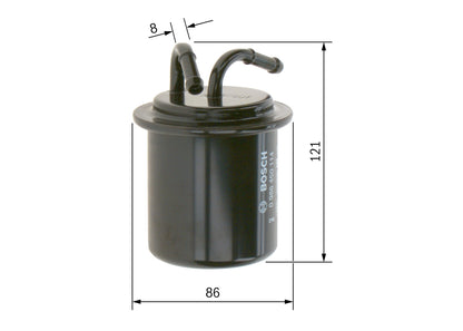 BOSCH 0 986 450 114 Filtru combustibil