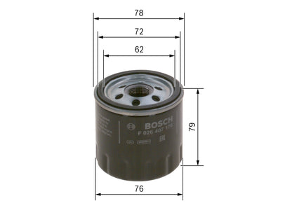 BOSCH F 026 407 176 Filtru ulei
