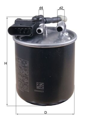 MAHLE KL 913 Filtru combustibil