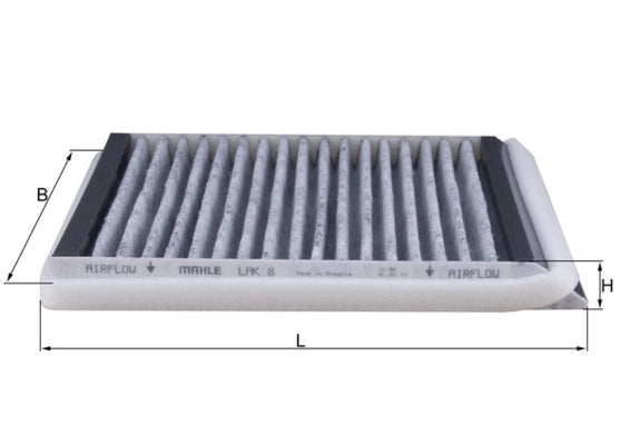 MAHLE LAK 8 Filtru, aer habitaclu