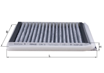 MAHLE LAK 8 Filtru, aer habitaclu