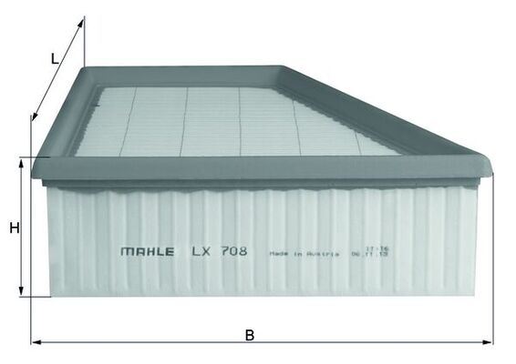 MAHLE LX 708 Filtru aer