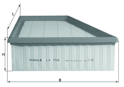 MAHLE LX 708 Filtru aer