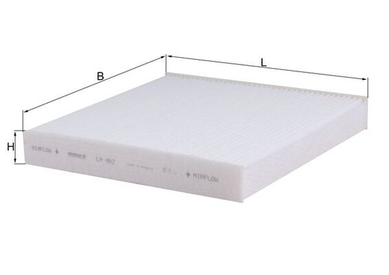 MAHLE LA 462 Filtru, aer habitaclu