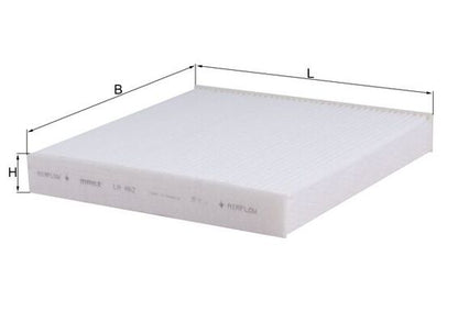 MAHLE LA 462 Filtru, aer habitaclu