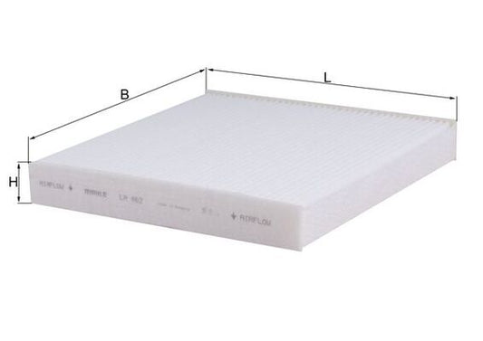 MAHLE LA 462 Filtru, aer habitaclu