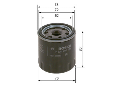 BOSCH F 026 407 188 Filtru ulei