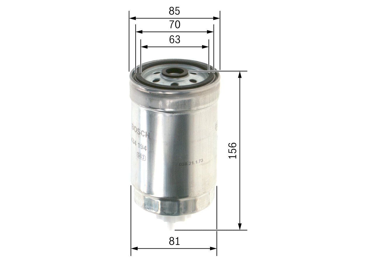 BOSCH 1 457 434 194 Filtru combustibil