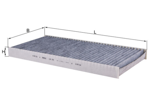 MAHLE LAK 252 Filtru, aer habitaclu