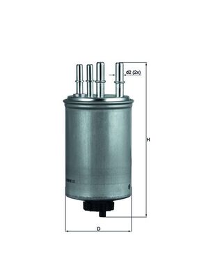 MAHLE KL 506 Filtru combustibil