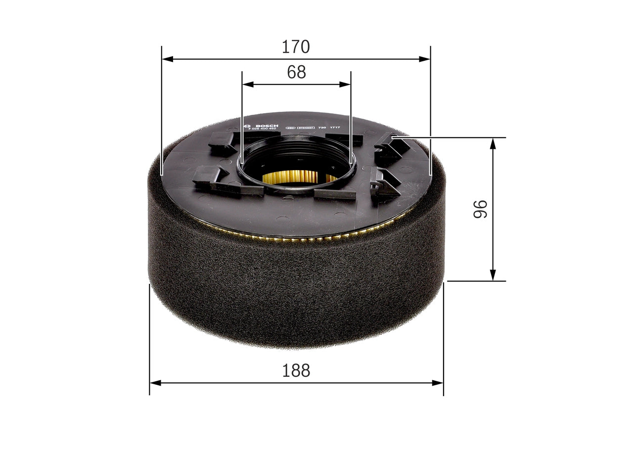 BOSCH F 026 400 462 Filtru aer