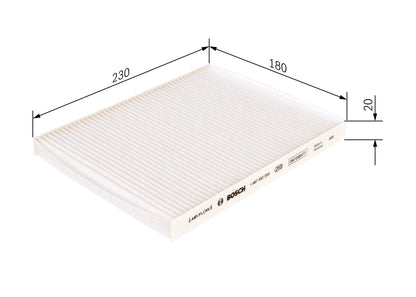 BOSCH 1 987 432 253 Filtru, aer habitaclu