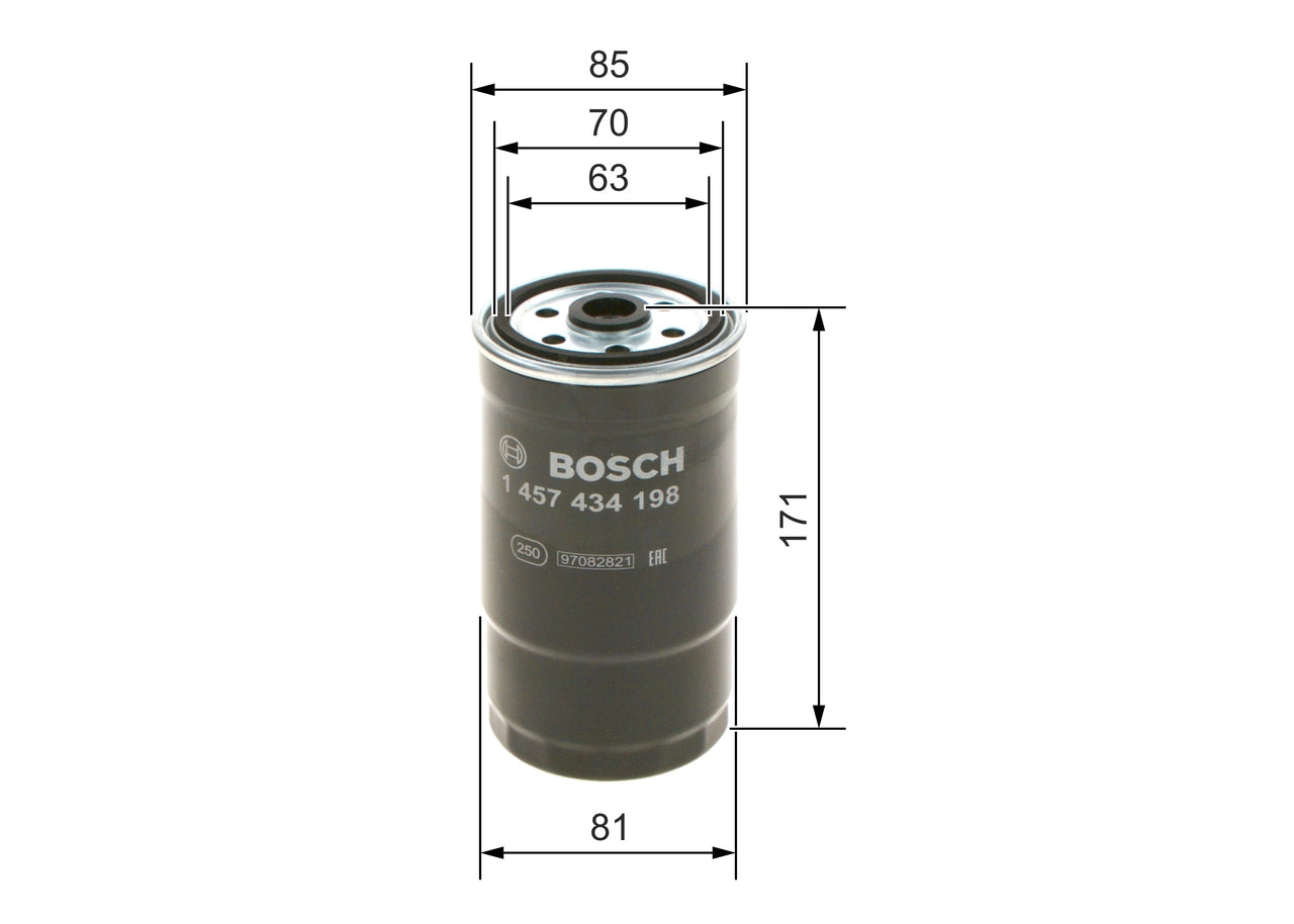 BOSCH 1 457 434 198 Filtru combustibil