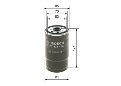 BOSCH 1 457 434 198 Filtru combustibil