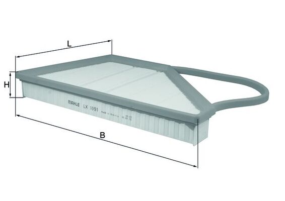 MAHLE LX 1091 Filtru aer