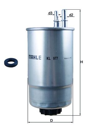MAHLE KL 977D Filtru combustibil