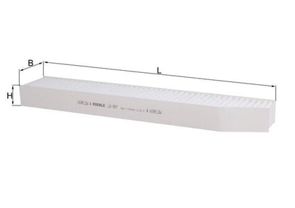 MAHLE LA 897 Filtru, aer habitaclu