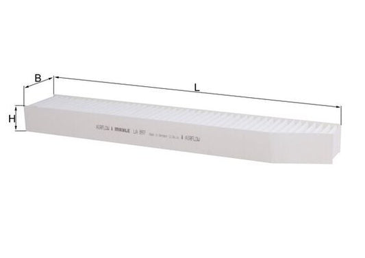 MAHLE LA 897 Filtru, aer habitaclu