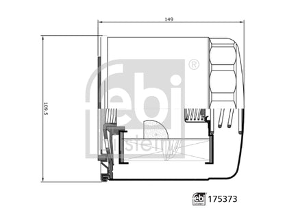 FEBI BILSTEIN 175373 Filtru ulei