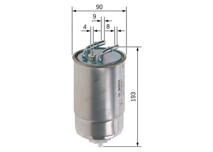 BOSCH F 026 402 051 Filtru combustibil